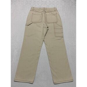 Simple‎ Society Carpenter Jeans Women's Size 9 Beige High Rise Relaxed Straight
